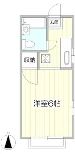 シルクハイムIWASAKI B棟【1階】の間取り