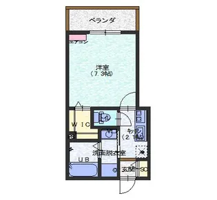ラ・クール柴又【1階】の間取り