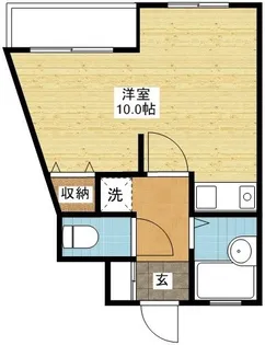 ハイツプログレス【1階】の間取り
