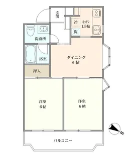 重恵ハイツ【2階】の間取り