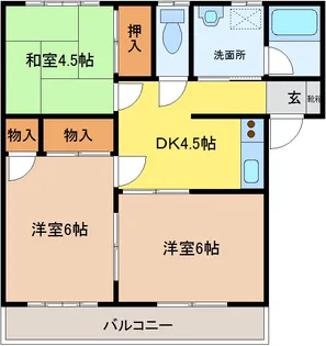 コーメーハイムII【2階】の間取り