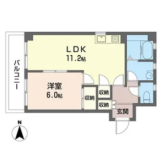 クレストハウス【4階】の間取り