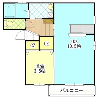 メゾン・ウィー【2階】の間取り