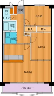 フォレストパークII【4階】の間取り