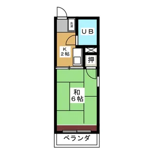 Green Hill【2階】の間取り