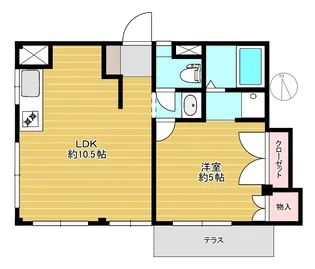 モンテハビタ【1階】の間取り
