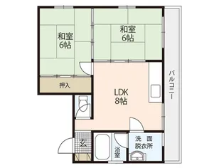 メゾン寿々屋【5階】の間取り