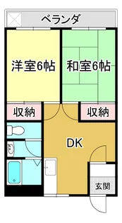ユニヴェール【4階】の間取り