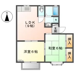 レジデンス明和A【1階】の間取り