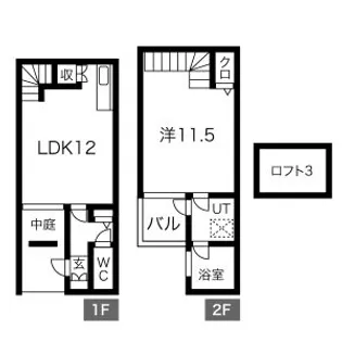 Oxford square【1階】の間取り