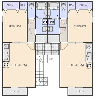 ソレアード【2階】の間取り