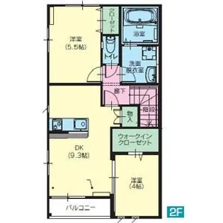 クオーレ【2階】の間取り
