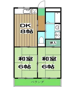 フレグランス松尾【2階】の間取り