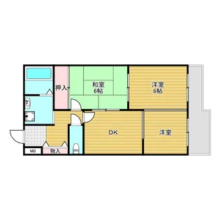 キルシュハイム88【3階】の間取り