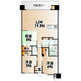ライブスクエア大手町【2階】の間取り
