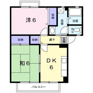 anA【1階】の間取り