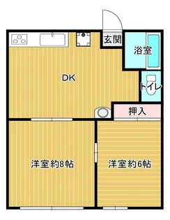 コーポ高橋【1階】の間取り