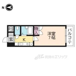 京卓ハイツ【3階】の間取り