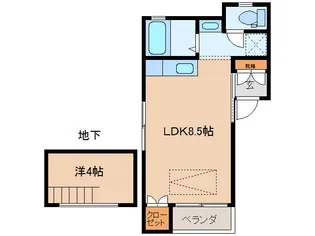 岐阜県岐阜市柳津町南塚1【アパート】の間取り