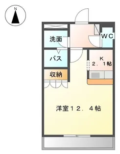 コーポグランディール【1階】の間取り