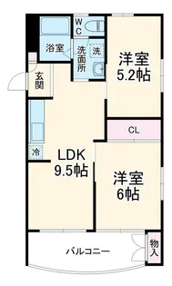 野村グリーンヒル【1階】の間取り