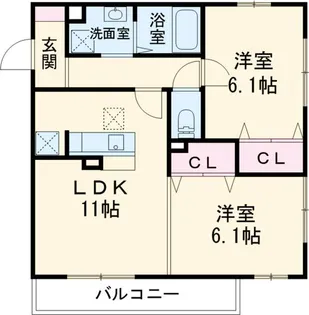 アステール【3階】の間取り