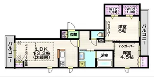 東京都豊島区南池袋4【マンション】の間取り