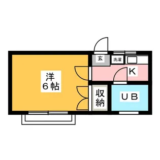 ヒルズ アゼリア ノース【2階】の間取り
