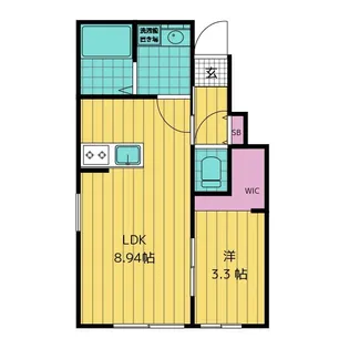 RAMBLE A棟【1階】の間取り