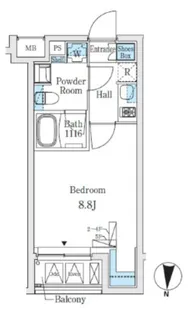 東京都江東区亀戸6【マンション】の間取り