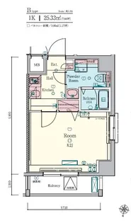 LEXE明大前【3階】の間取り