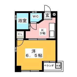 シャトー山田【3階】の間取り