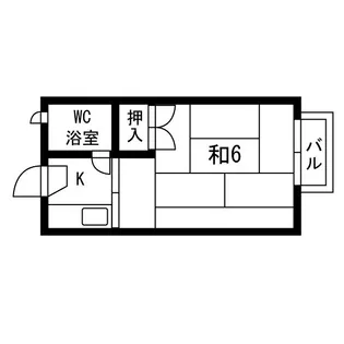 巣子ヒルズ【2階】の間取り