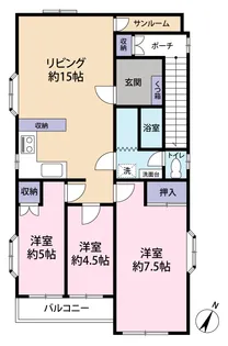 ますともビル【3階】の間取り
