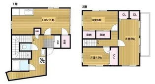 東京都八王子市横川町【一戸建】の間取り