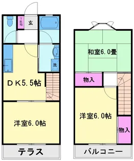 神奈川県藤沢市円行【一戸建】の間取り