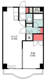 東京都中央区勝どき3【マンション】の間取り