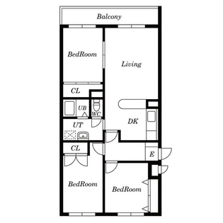 レスポワール発寒【1階】の間取り