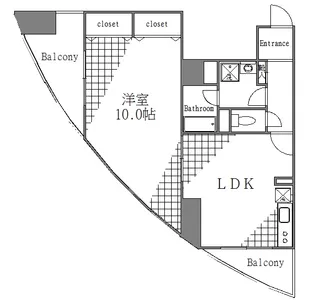 東京都台東区浅草3【マンション】の間取り