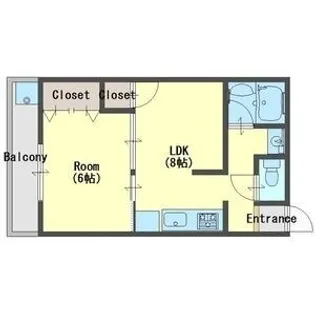 大阪府大阪市東淀川区豊里4【マンション】の間取り