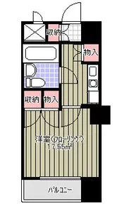 ラ・レジダンス・ド・仙台【3階】の間取り