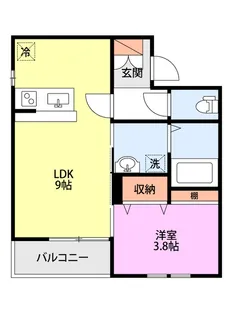 ガロンヌ寄居【2階】の間取り