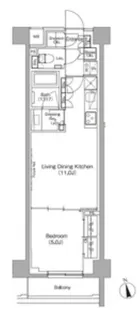 ザ・パークハビオ高円寺レジデンス【2階】の間取り