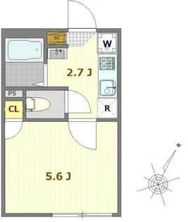 プロスペリティ成増【3階】の間取り