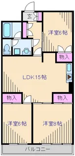 神奈川県横浜市港北区岸根町【マンション】の間取り