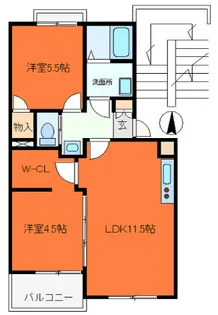 東京都小平市小川町1【マンション】の間取り