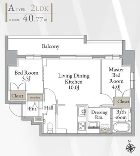 LiveCasa高円寺【6階】の間取り