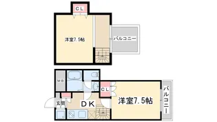 FIVE TWO【6階】の間取り