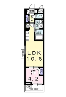 ミーテジラソーレ【2階】の間取り