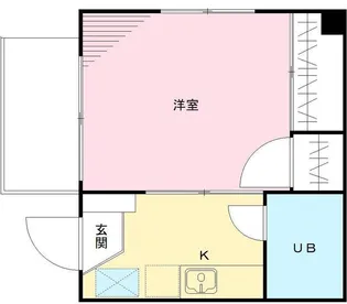 ハイツ竹井【3階】の間取り